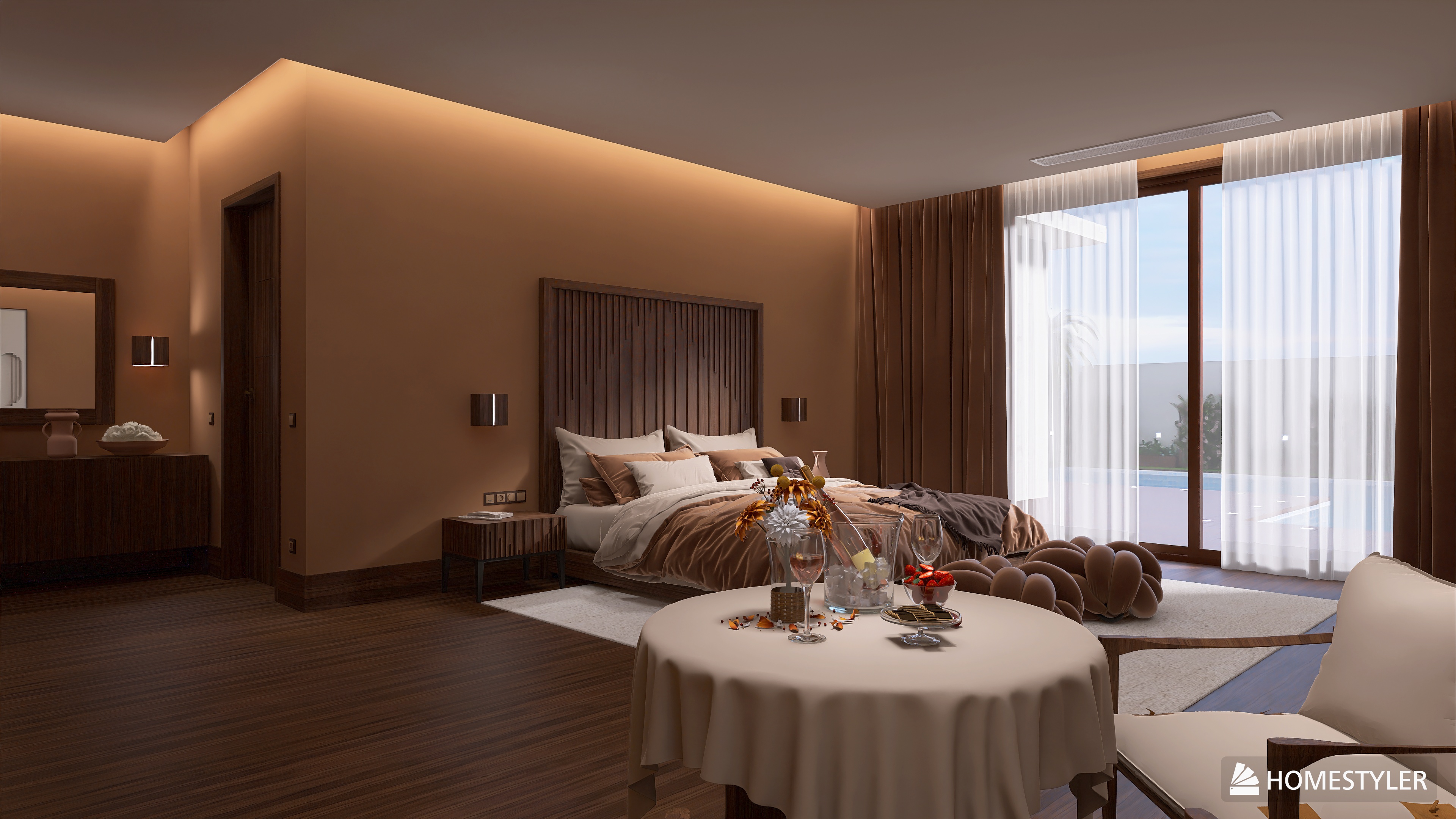 Manzanillo Hotel Room Mocha Mousse