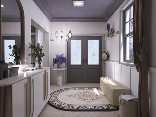 elegant and inviting entryway