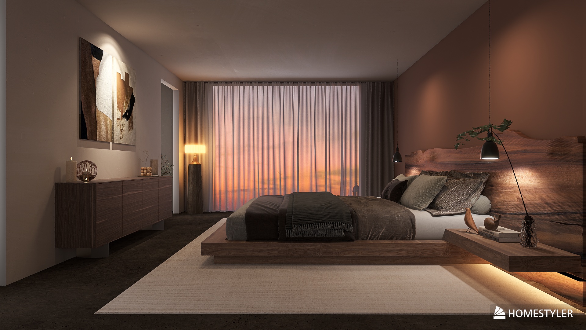 Mocha Mousse City Apartment