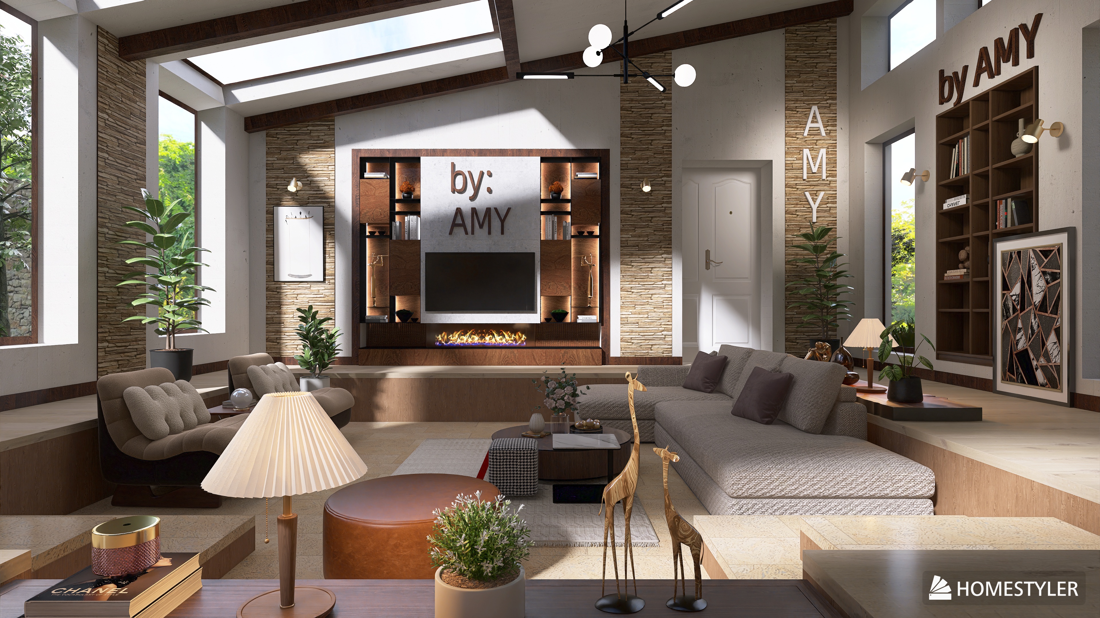 Project: Sunken Living Room - Mid-Century Modern