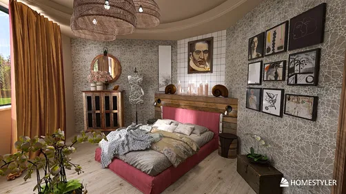 Chambre aux orchidées