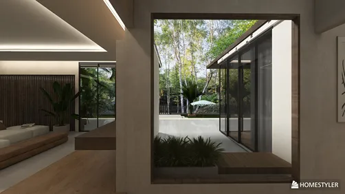 a house that invites you to nature 