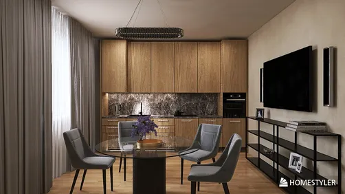 Кухня для молодой пары