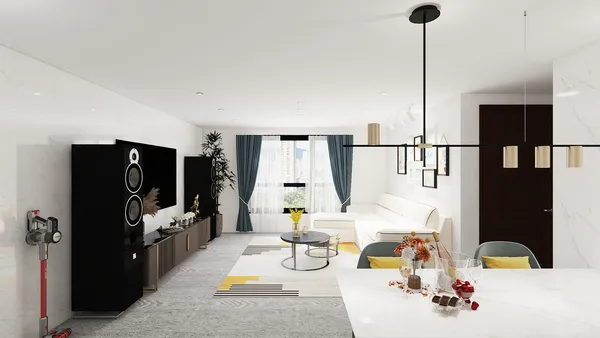 Professional interior design created with Homestyler 3D design software