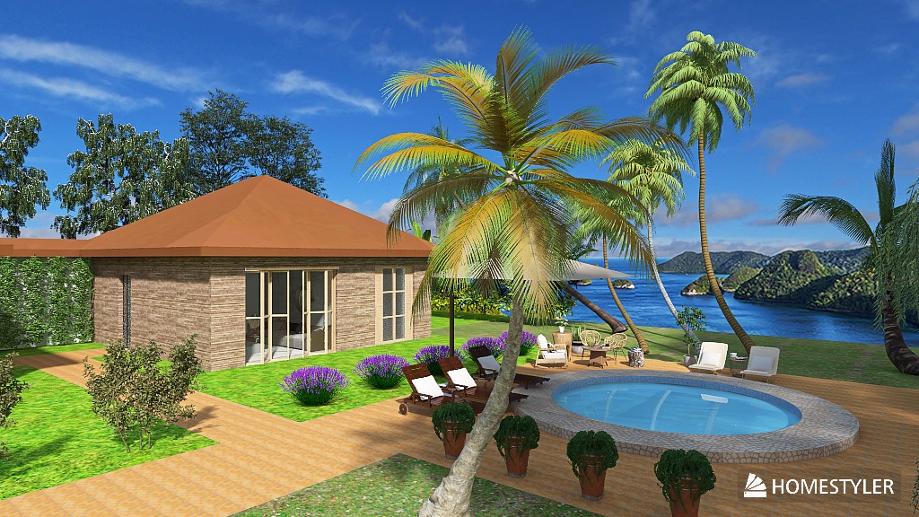 Vibrant Outdoor Room