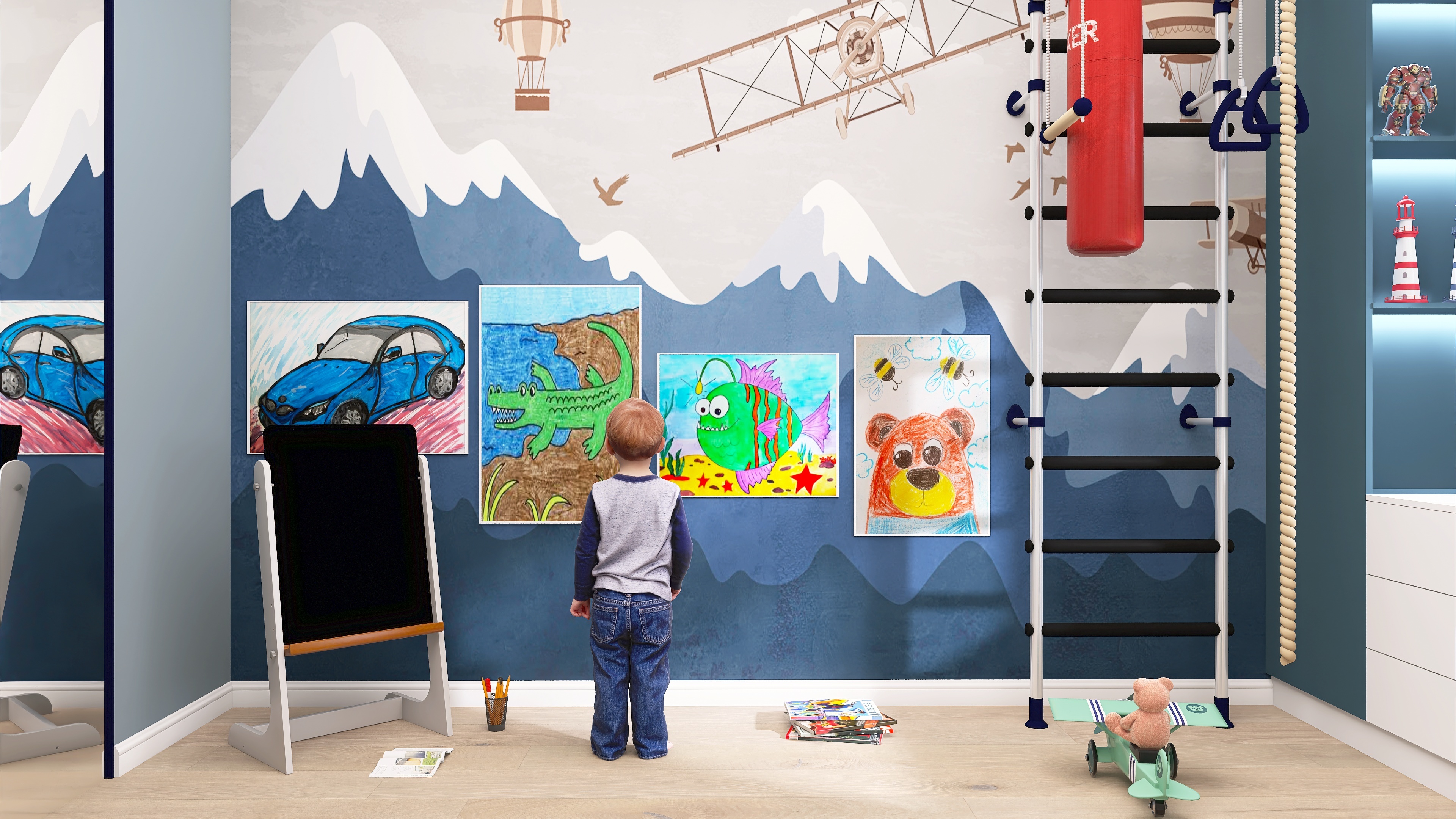 Сreative workshop of a young artist. Сhallenge