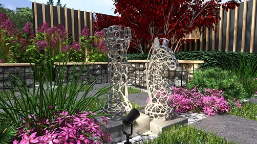 Goose gamе in sensory garden