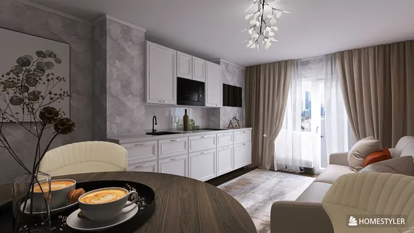 Professional interior design created with Homestyler 3D design software