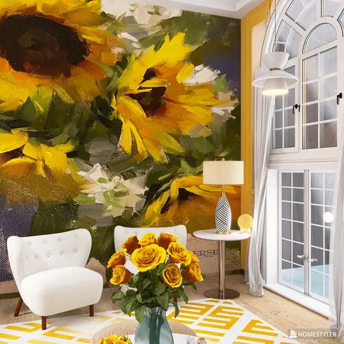 Vibrant Sunflower Oasis