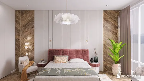 Дизайн спальни с деталями