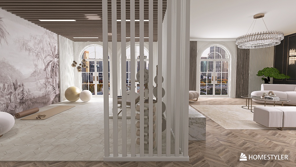 Grace in Motion A Fitness-Infused Interior Retreat