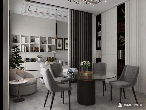 House with apartments and offices