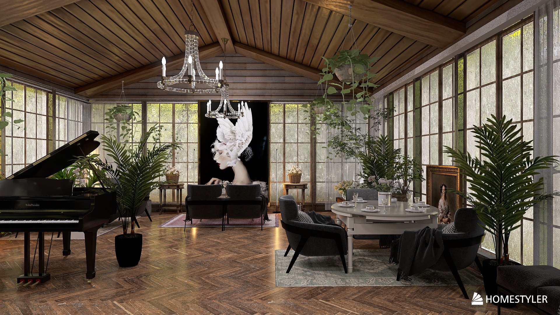 Belarusian cafe in an abandoned manor