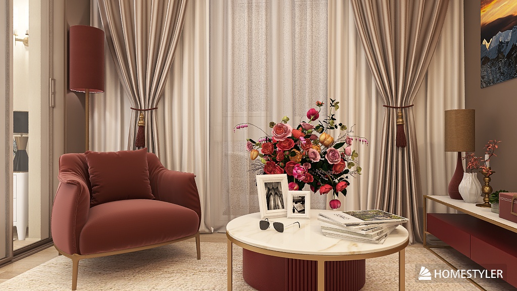 Проект 1 комнатной квартиры для девушки