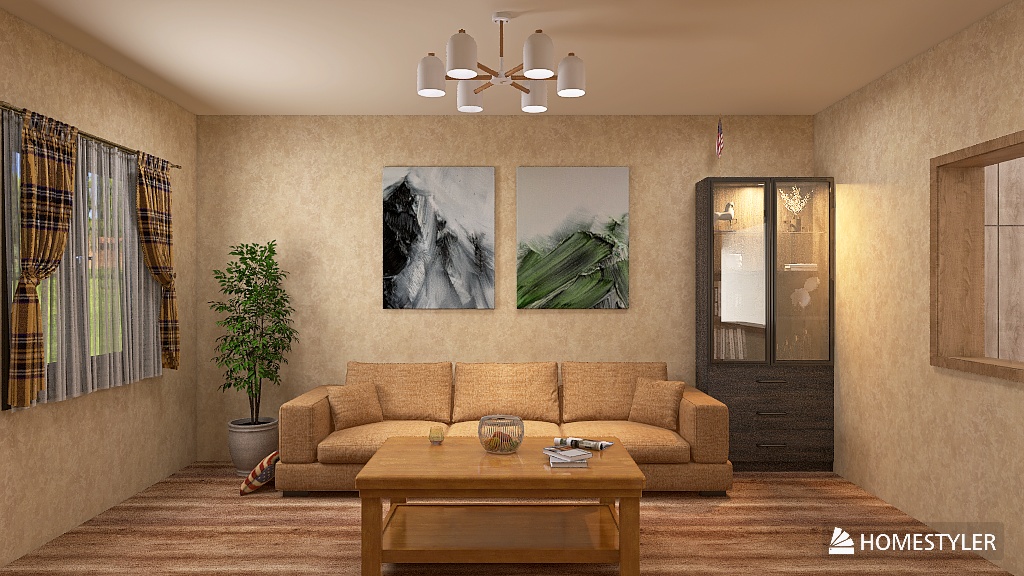 Американский кантри - гостинная