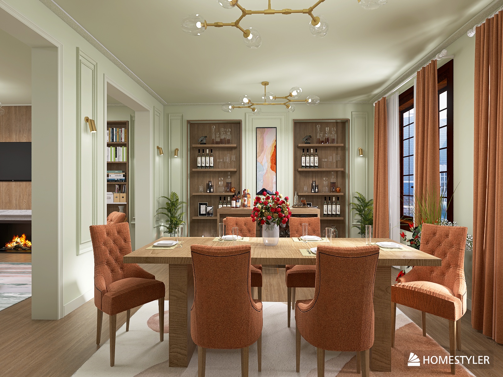 Dining and Living Room