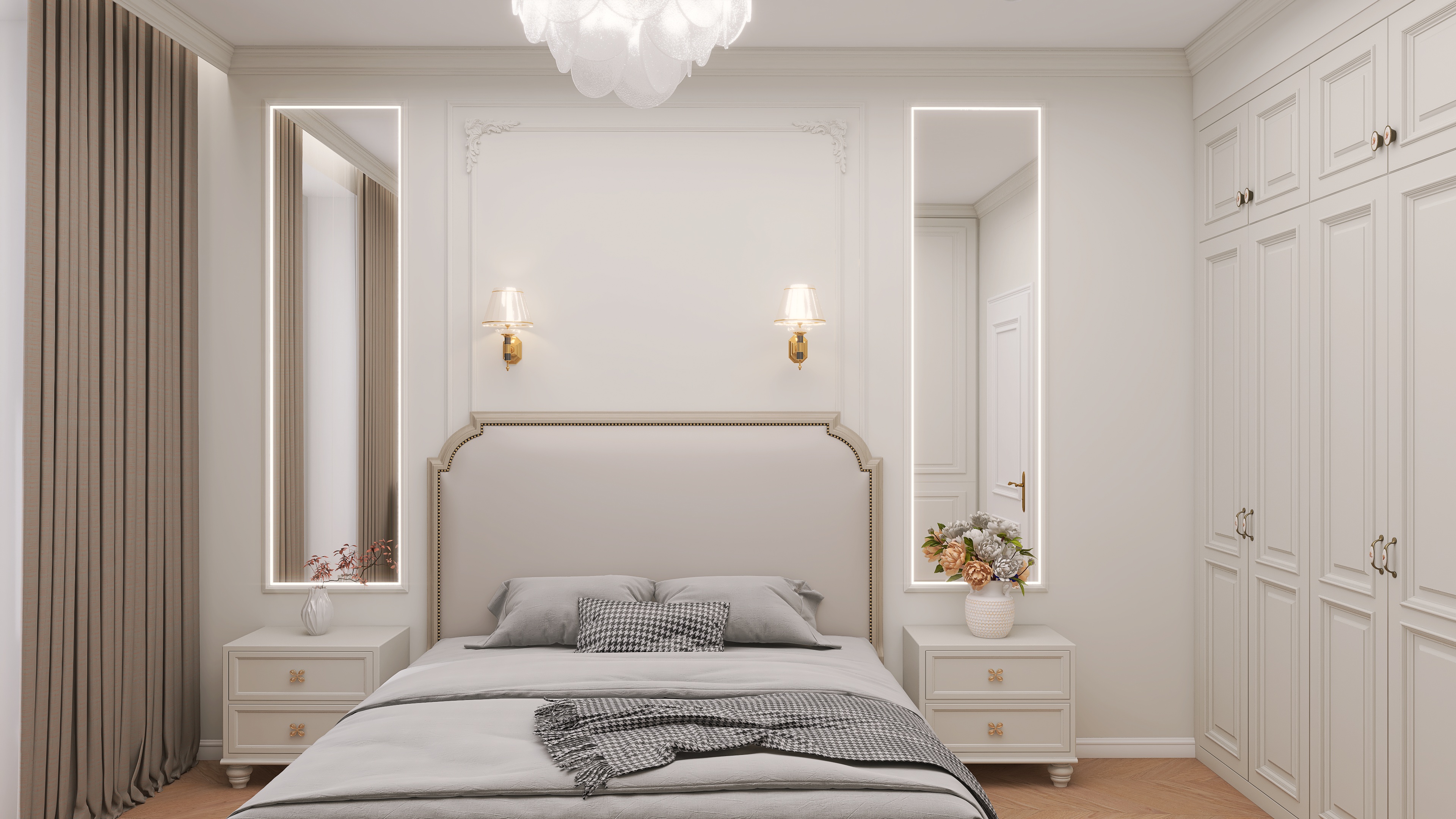 Bedroom in Rococo style. Сhallenge