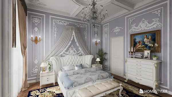Rococo style bedroom Web