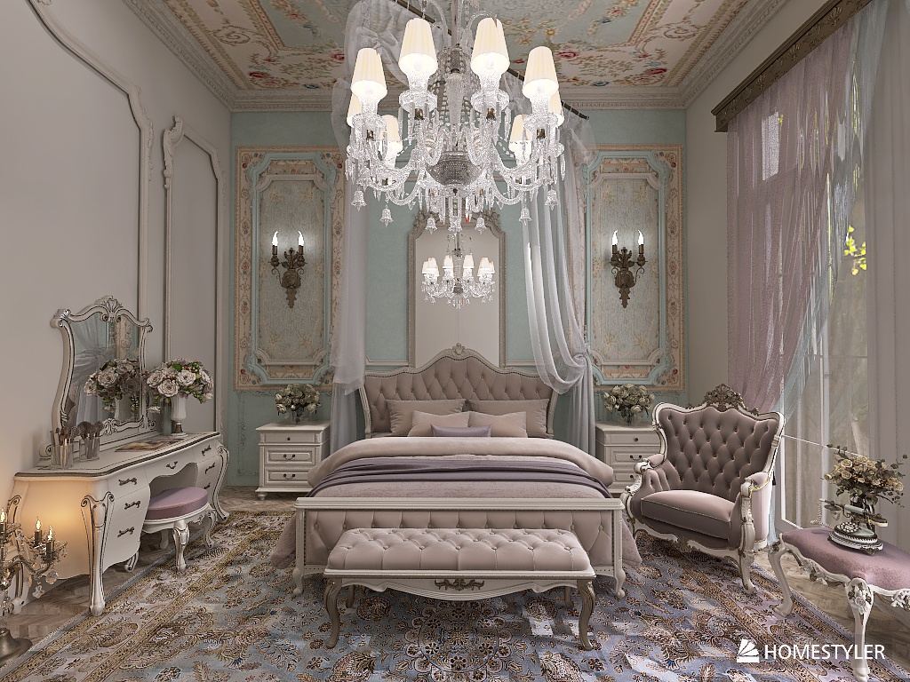 Rococo Style Bedroom: Where Elegance and Romance M