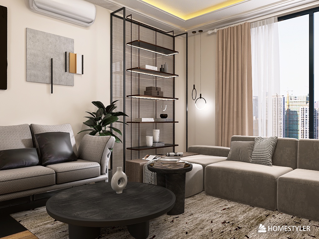 Cozy Metropolitan Living Room