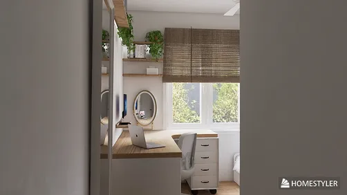 Habitación juvenil simple