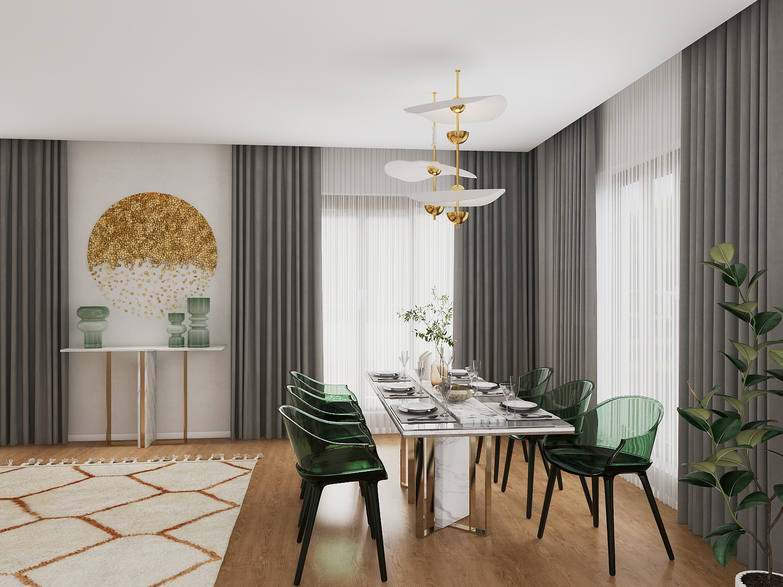 Country house dining room