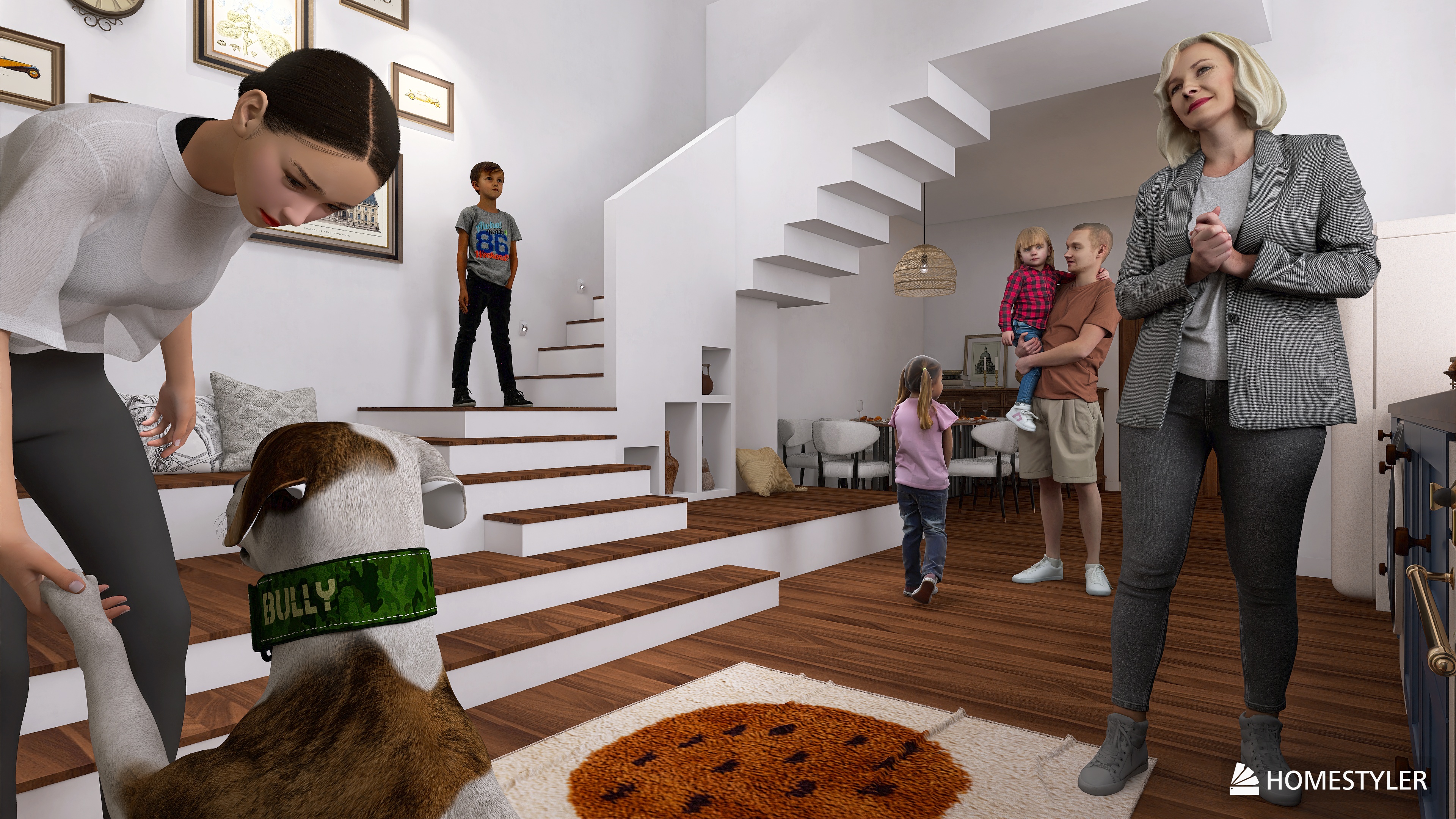 Multi-generational home in countryside