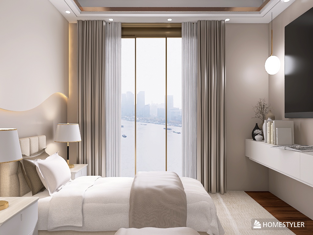 Modern Luxury Hotel Bedroom