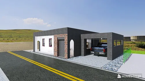 minimalistic 2BR under 70m2 house for Bali with extra low budget