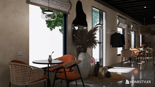 Кофейня с оттенком куркумы 🧡 ☕️