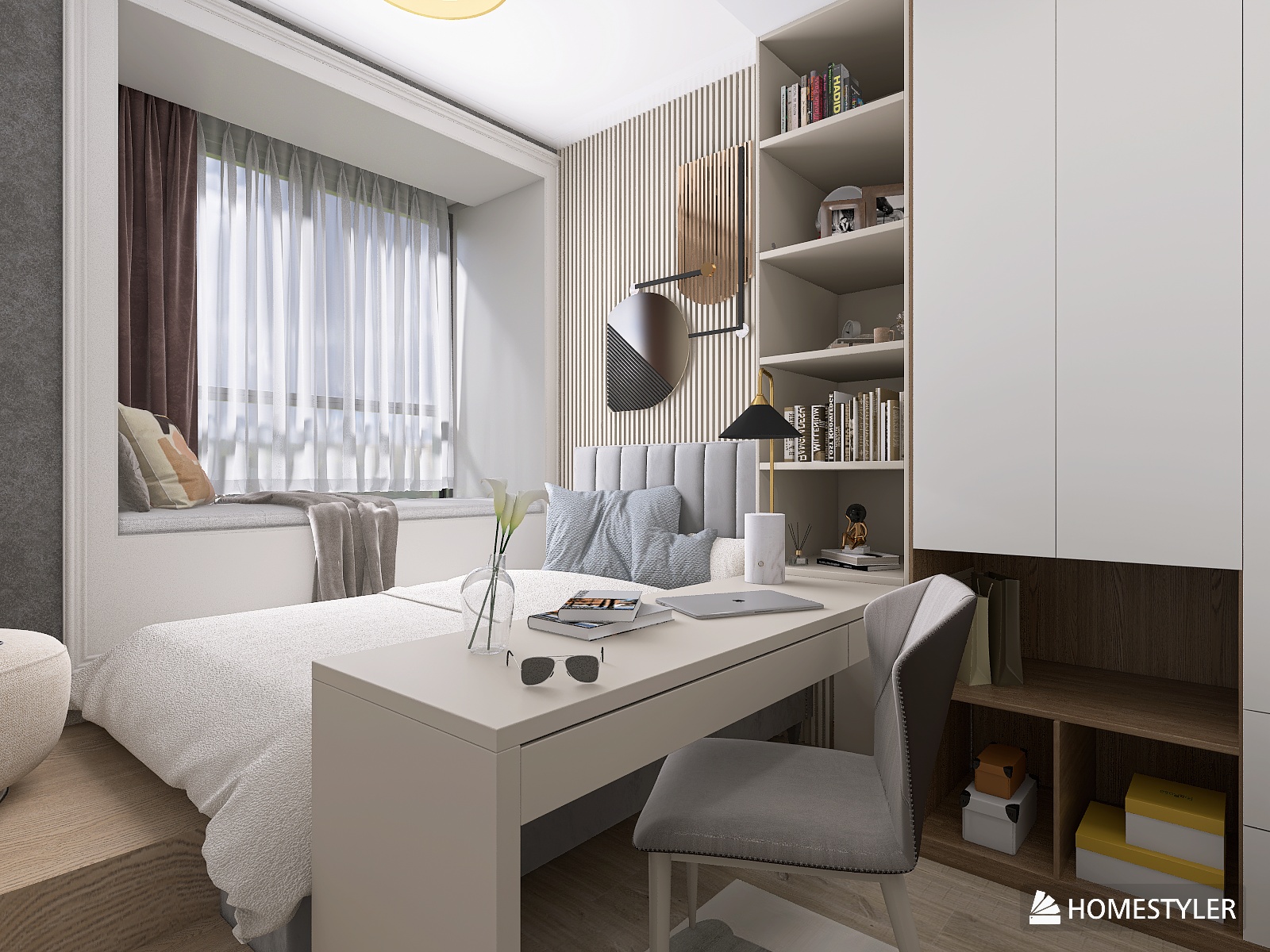 Small and Modern bedroom design