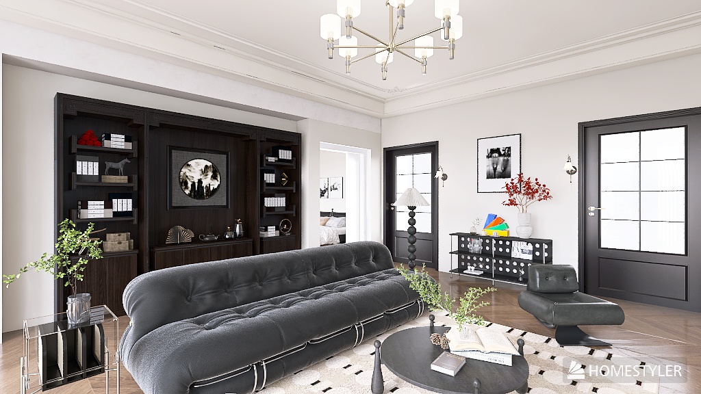 Room 1- Classic Black and White