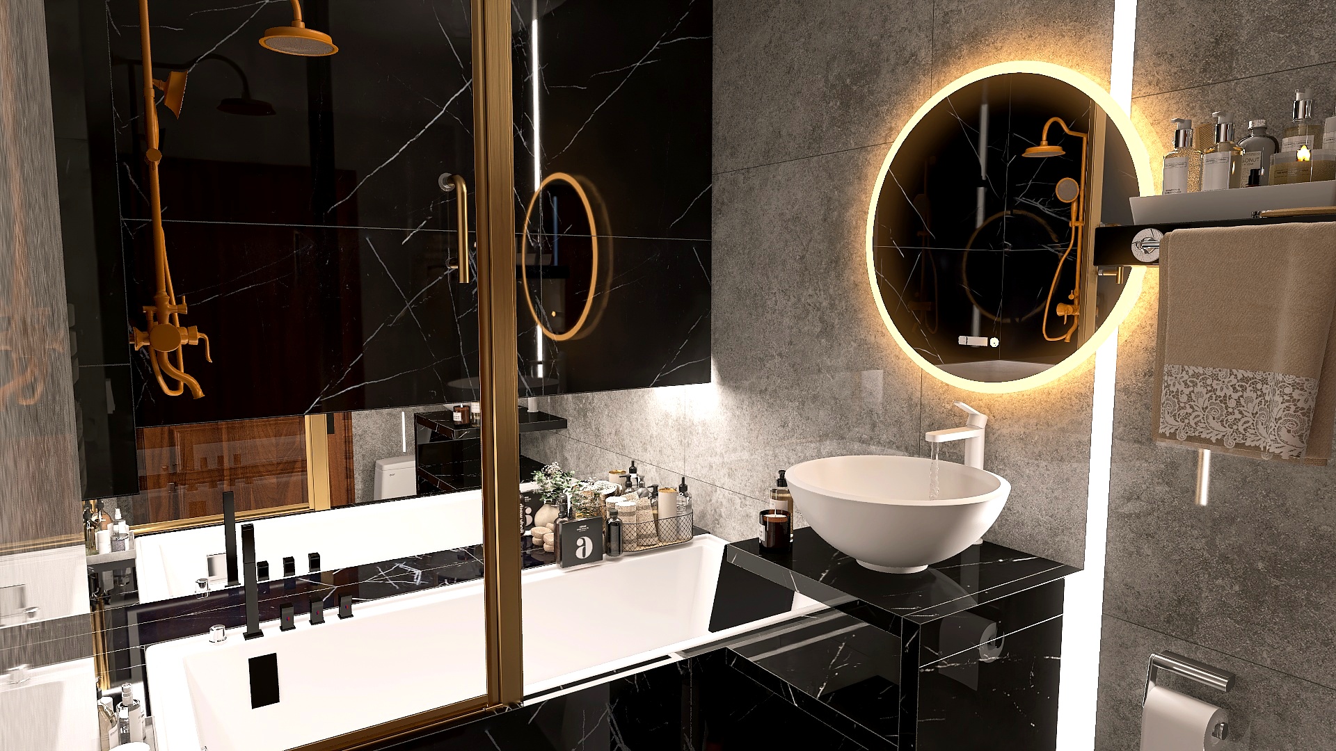 Mój pierwszy w życiu Projekt. Mała łazienka