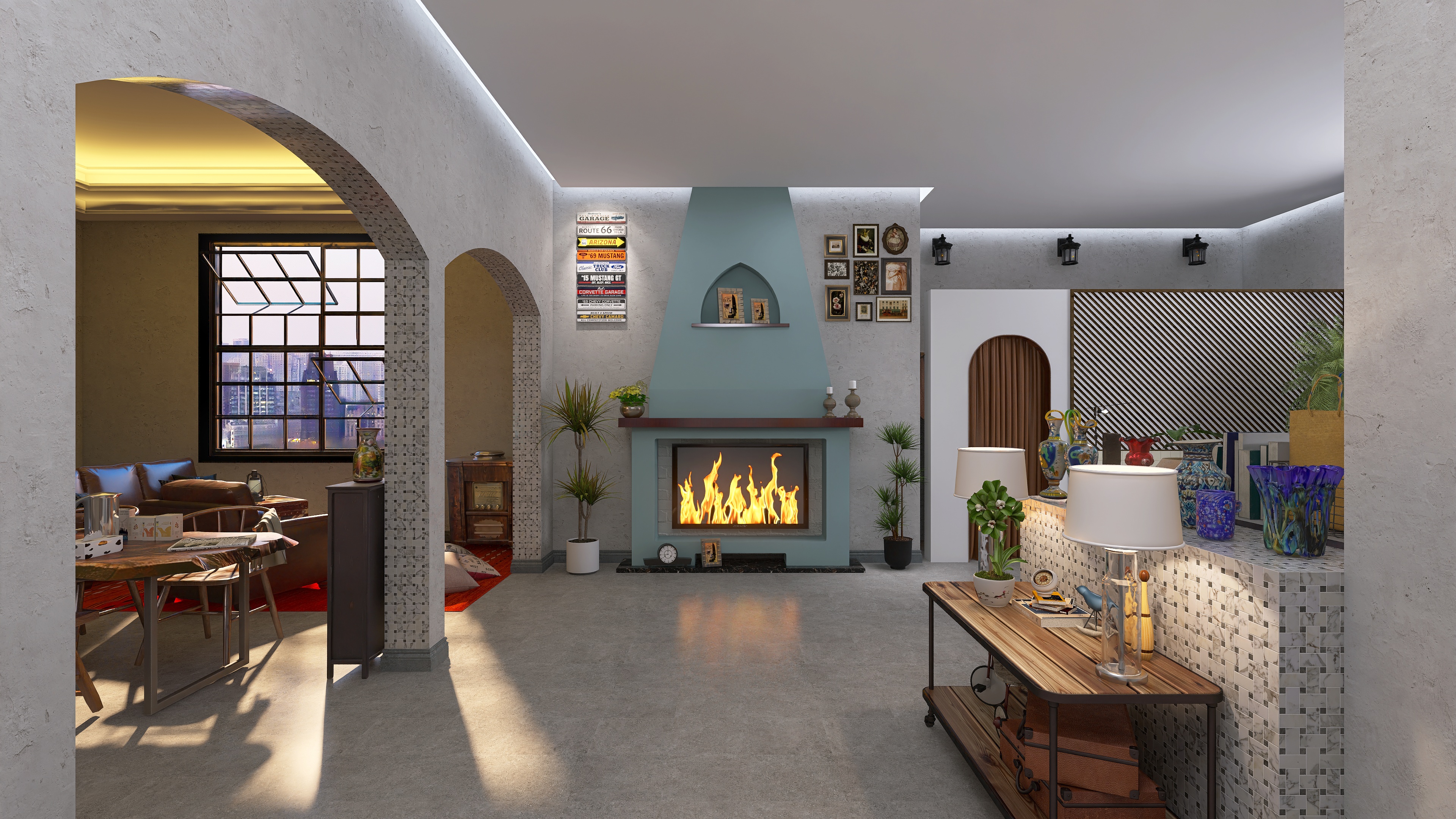 AIDA Global AI Design Awards Loft in Stile Industriale