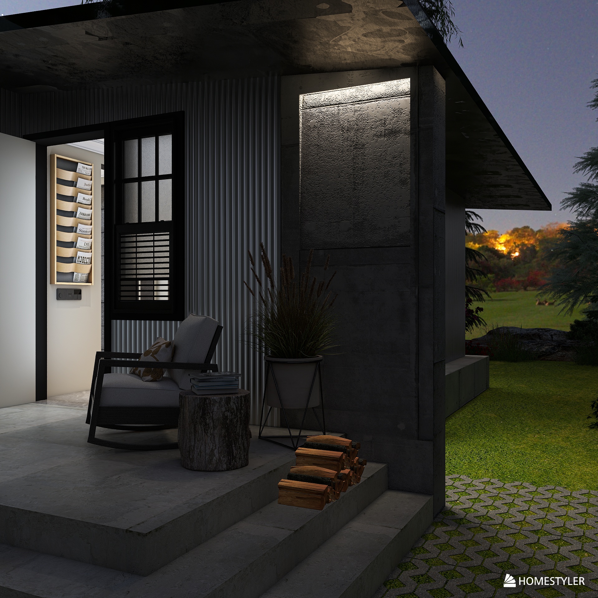 House from construction containers