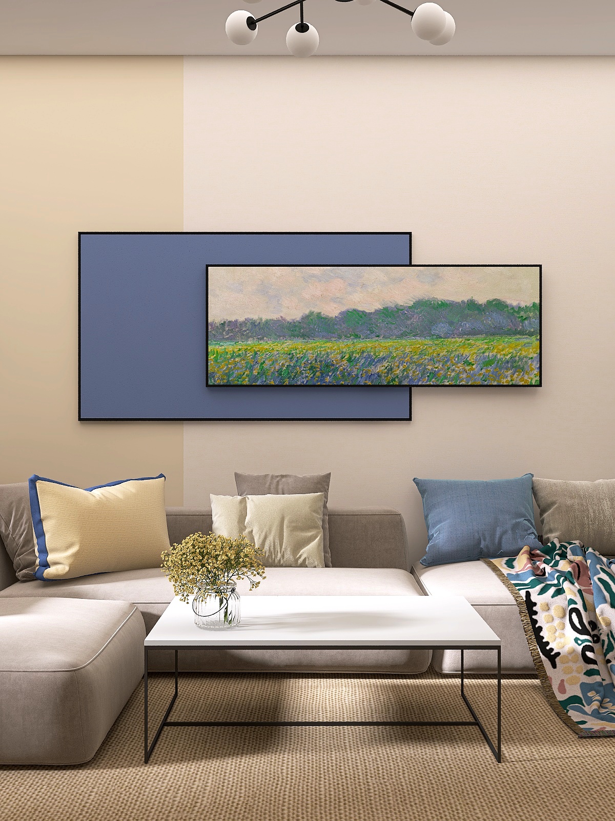 Summer mood livingroom