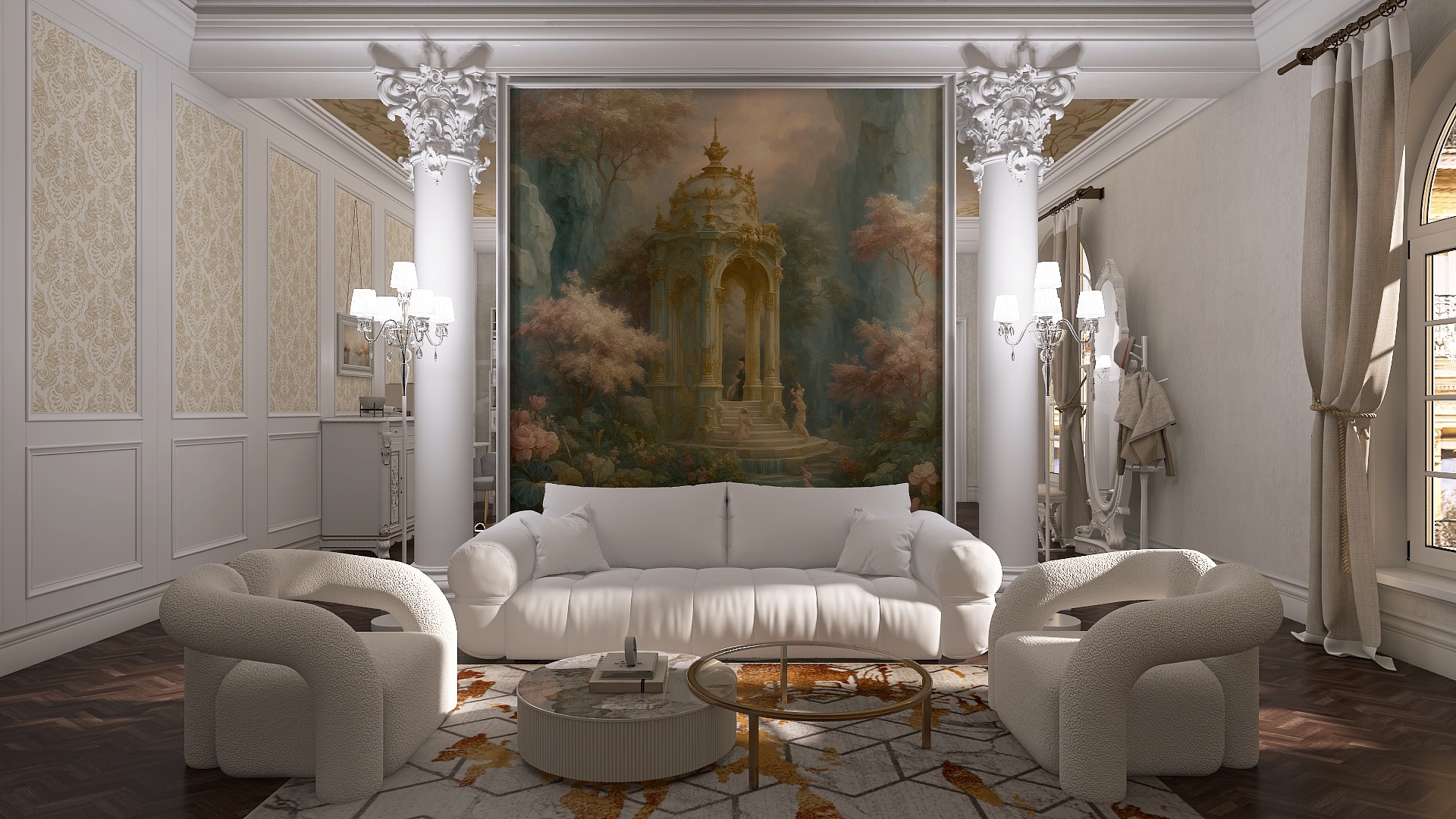 Modern Baroque-Rococo fusion