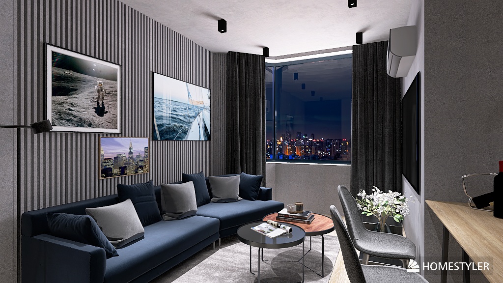 一房一廳一衛浴 (小坪數公寓)