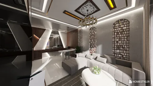 Détails d'un appartement moderne marocain