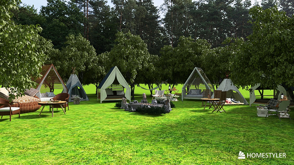  Camping in the summer 