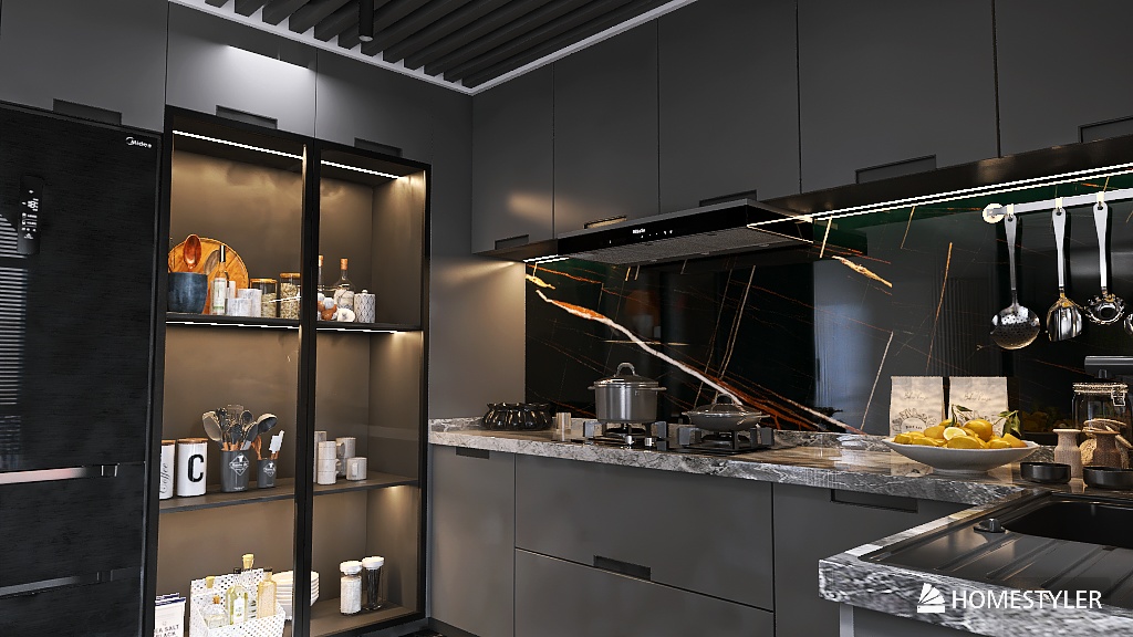 Light Luxury Marble-designed House