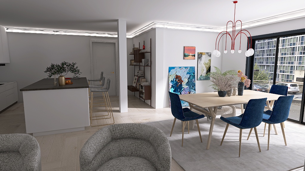 Open Plan Living and Dining Room Design