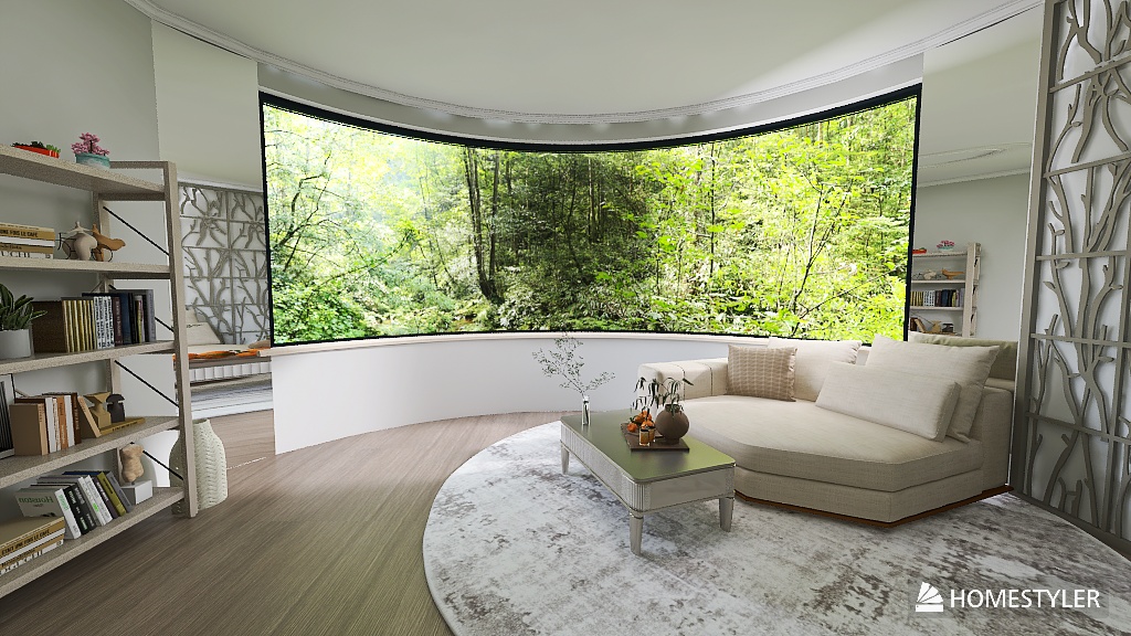 The forest living room