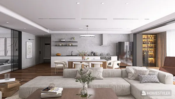 Minimalist sleek living web