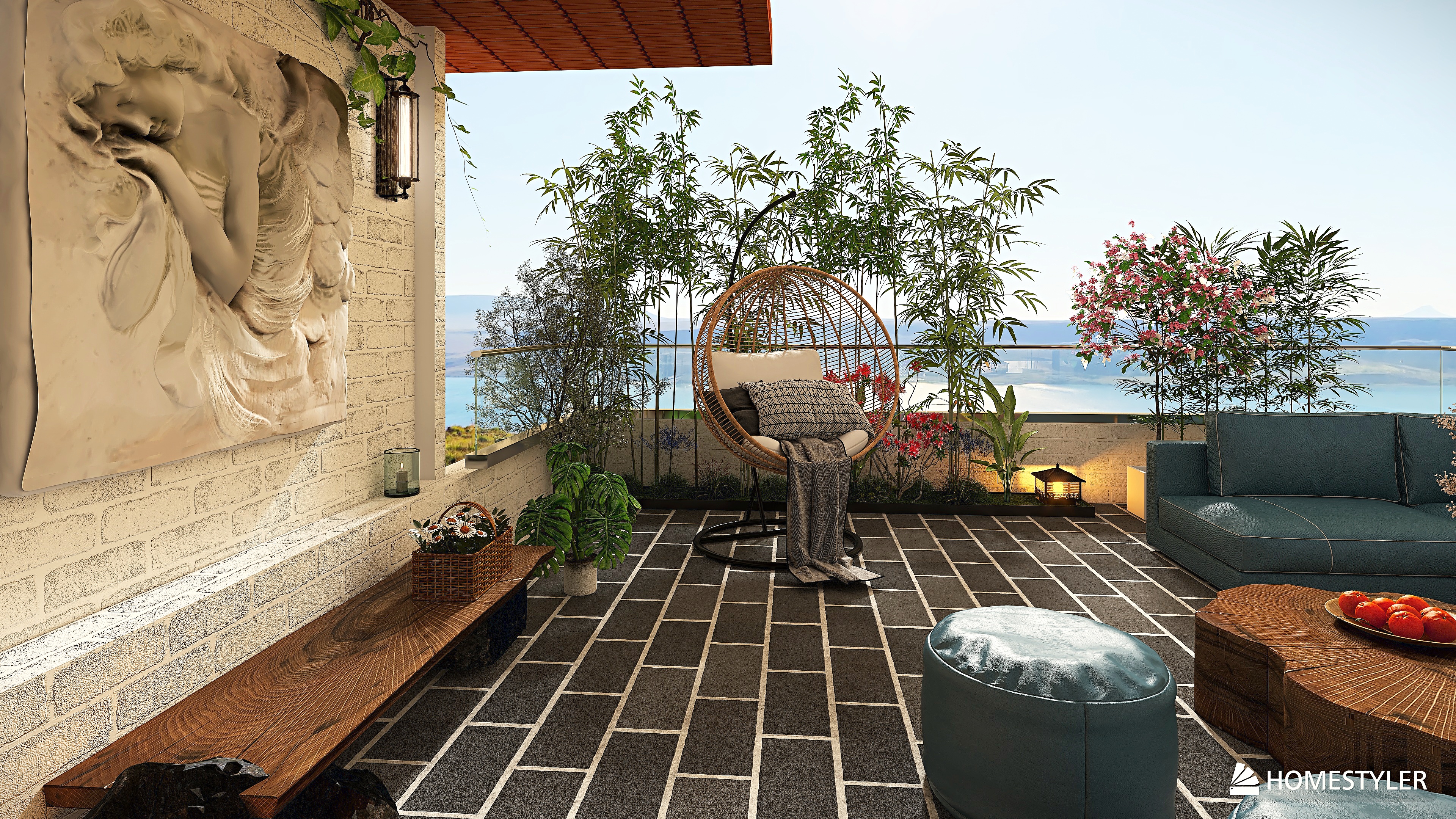 Dettagli di Design per un Balcone Elegante