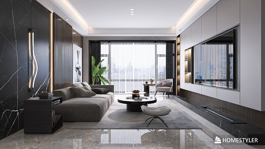 Современные апартаменты в стиле модерн