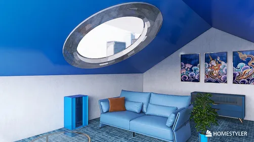 Circular attic space