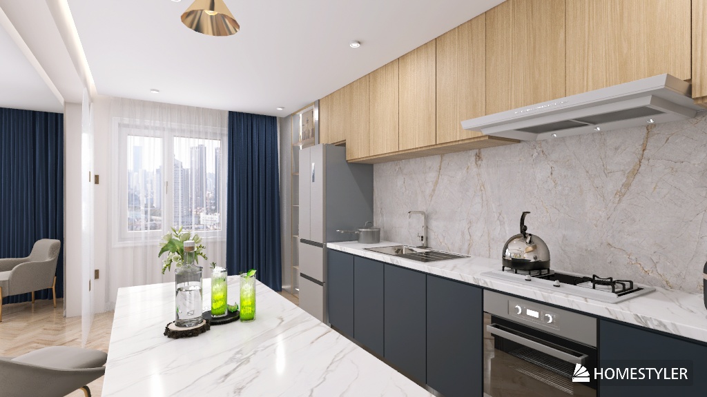 Кухня для большой семьи