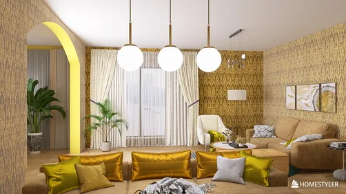 Современный уют: игра цветов и форм