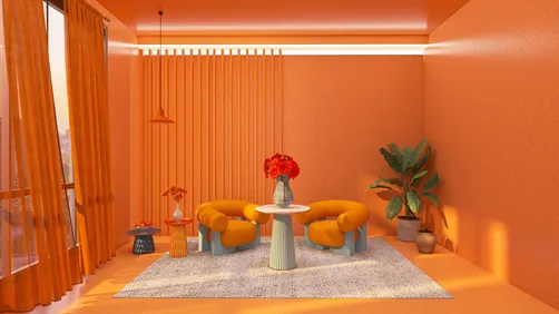 Orange room